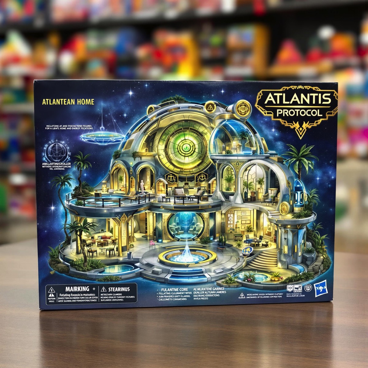 Scene from Atlantis Protocol, the Broadway sci-fi time travel love story musical about Atlantis.
